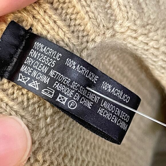 FRANCESCA'S Shawl Wrap Poncho Cape Cardigan Women's Knitted Colorblock Rose NWT - Picture 8 of 8